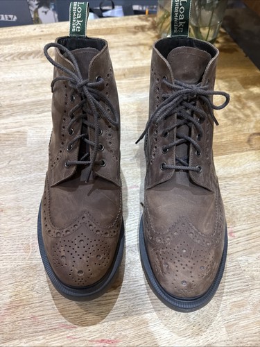 Loake broge nubuk - broge,