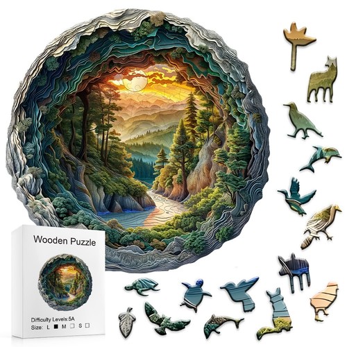 Animal shaped wooden puzzle - animal-shaped,