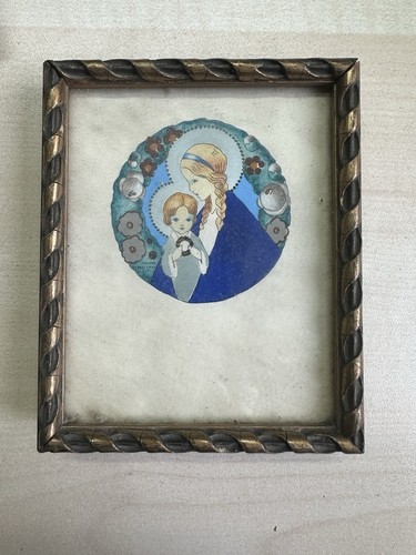 Antique art nouveau mother - art,