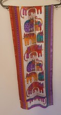 Vintage Silk Laurel Burch Cat