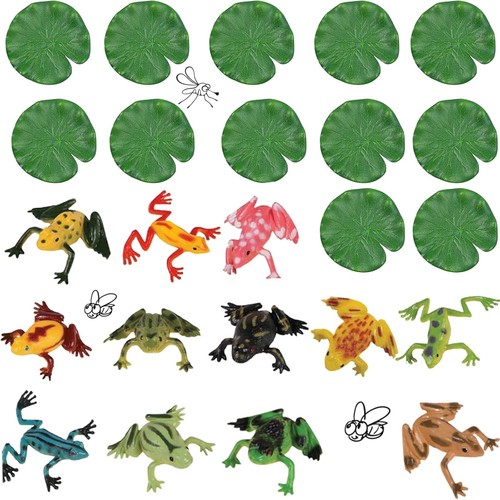 24pcs plastic frogs - 24pcs,