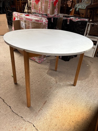 Round drop leaf - round, table