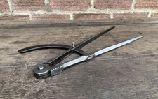 Vintage Large 17” Heavy Duty Wing Arm Compass Divider Caliper Engineers Old Tool