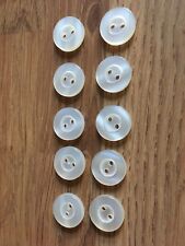 Orla kiely Bedding 10 Buttons Pearl 2 Hole 18mm Used 