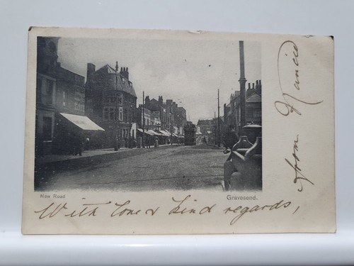 Vintage postcard new road - new,