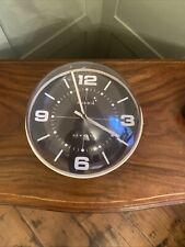 Original Newgate 1970s Bubble Wall Clock , Black Face & Cream Body .not Working