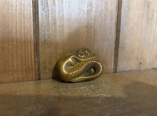 Vintage wooden carved mermaid - wooden,