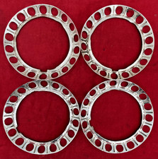 Classic Mini, 4 x original ALLOY WHEEL TRIMS for 10" wheels, pre 1984