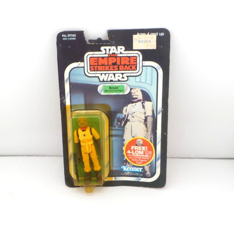 Vintage star wars esb bossk - star,