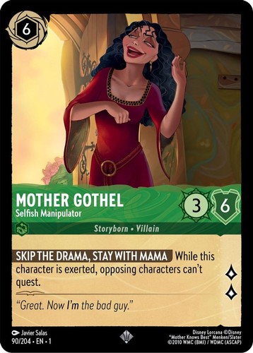 Mother gothel selfish - mother,