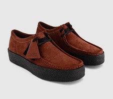 Clarks Originals WALLABEE CUP Rust Suede Men's Shoes Size UK 10 G/45