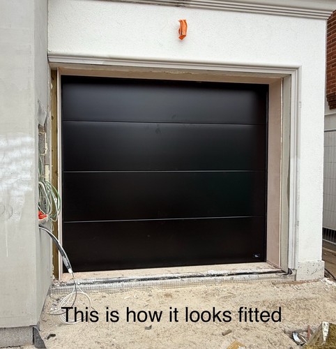 New sectional garage door - new,