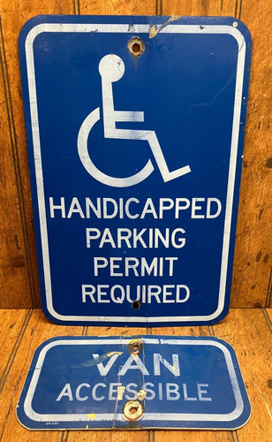 Used handicapped parking - used,