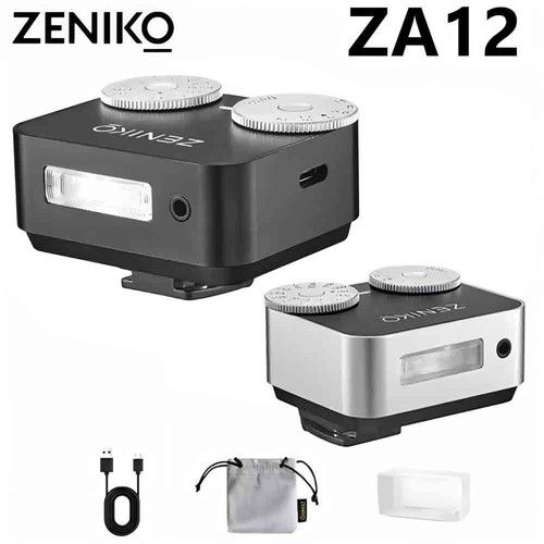 Zeniko za12 retro camera - zeniko, on-camera