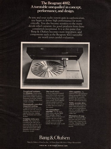 Bang olufsen beogram - bang,