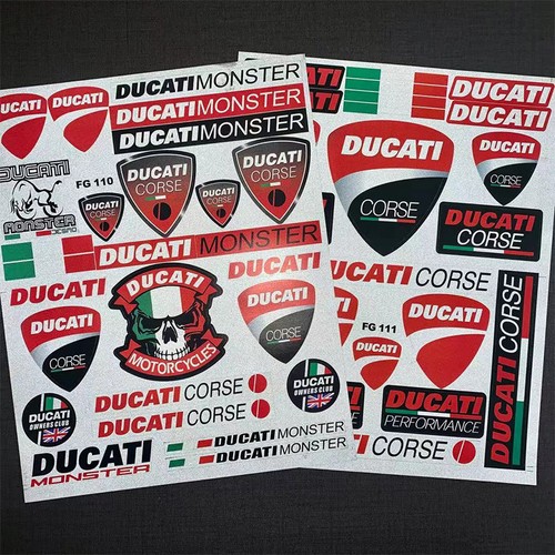 For ducati sponsor stickers - for,