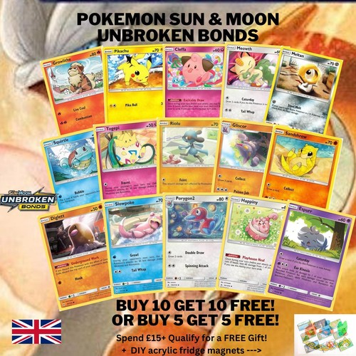 Pokemon unbroken bonds - bonds, common