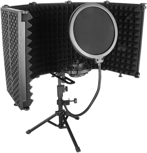 Microphone isolation shield - microphone,