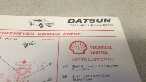 1973 datsun 240k shell - datsun,