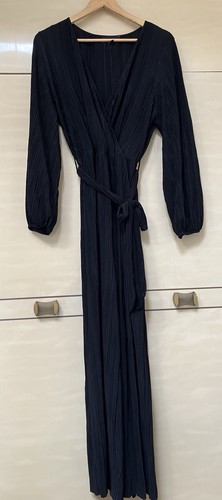 Next black pleated neck - black, v-neck