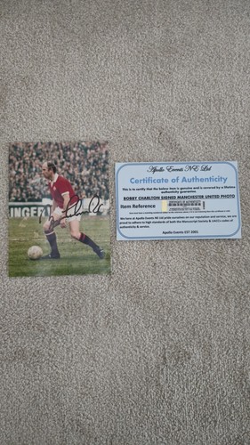 Sir bobby charlton signed - sir,