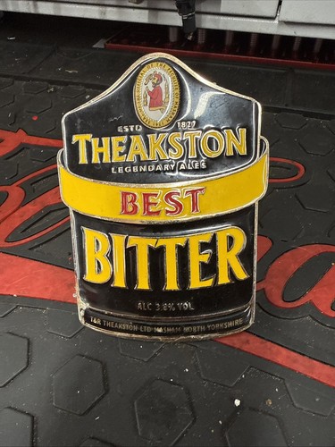 Theakston bitter metal - theakston, bitter 