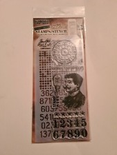 TIM HOLTZ CLEAR STAMPS/STENCIL