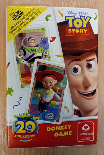 Toy story donkey card game - story,