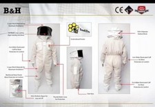BN w LITTLE FAULTS High Quality Unisex UV Full Protection Round Veil Suit. 2XL