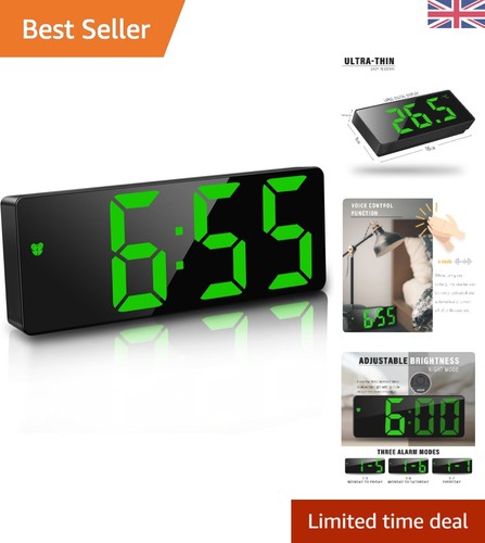 Stylish green digital alarm - digital,