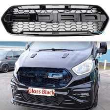 Gloss Grill For Ford Transit Custom Grill 2018-2023 Raptor Style Upgrade Grille