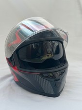 Black Titan SV EDGE Full Face Motorcycle Helmet XL (61-62 cm) – Internal Sun Vis