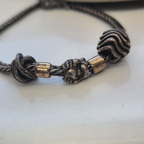 Sterling silver foxtail - silver,