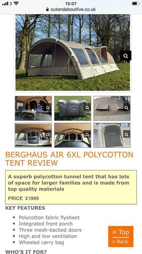 Berghaus air 6xl - berghaus, polycotton