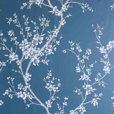 Arthouse White Oriental Style Trail Teal Floral Wallpaper 692805