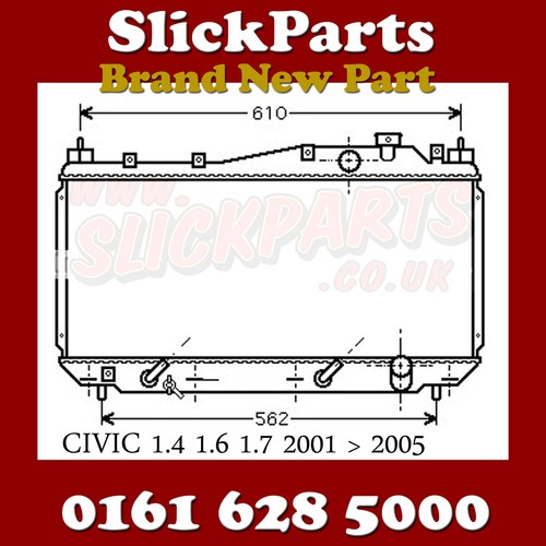 Fits honda civic radiator - civic,