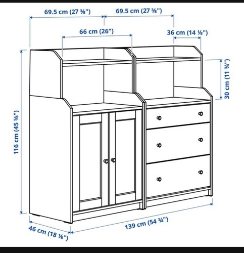 Complete ikea white furniture - ikea,
