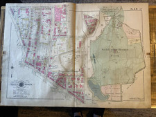 Detailed large plat map. Park