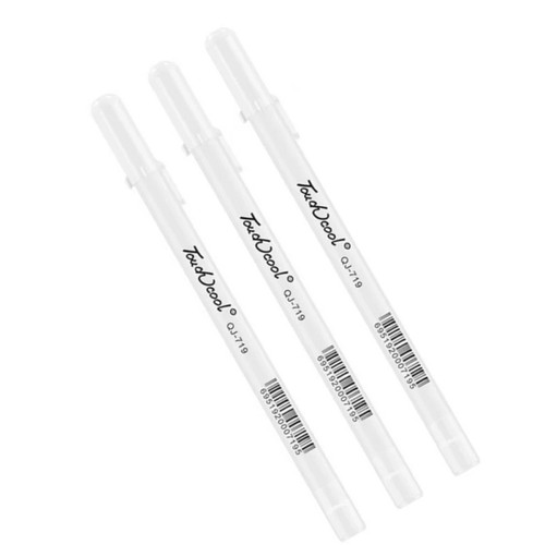 White ink marker pen - white,