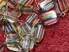 Vintage Czech Rainbow Iris