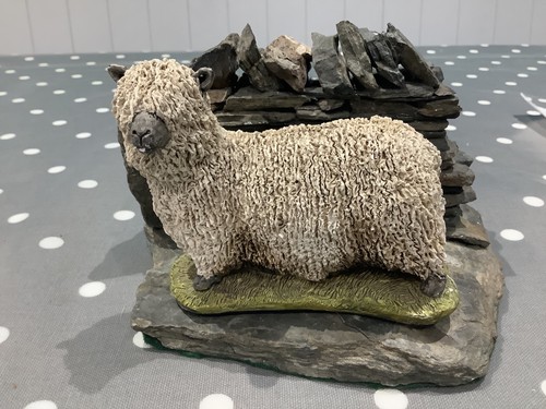 Longwool sheep model figurine - longwool,