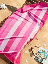 Pink Stripe 100% Cotton Beach