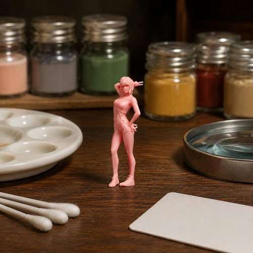 Female figurine detailed pose - female,