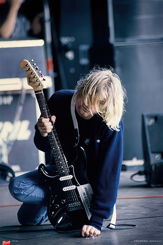 Nirvana music poster kurt - music, (kurt