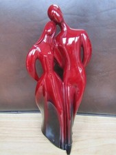 Royal Doulton Rare Flambe Prototype Figure THE LOVERS  Excellent
