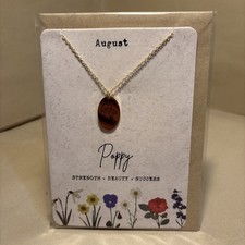 August Birth Flower Poppy