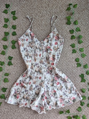 Vintage style floral romper - vintage-style,