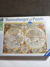 M&B Historical World Map Jigsaw Puzzle, 1500 Pieces, Brand New Sealed