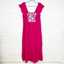 M&S Midi Buffet Dress Bright