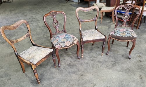 Four mixed victorian balloon - four,